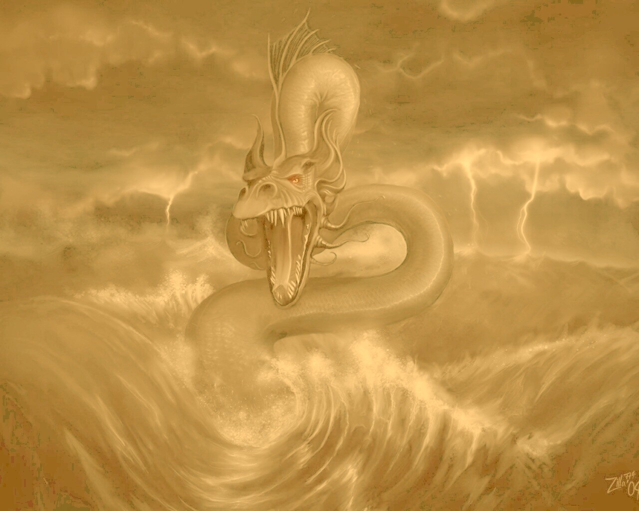 Морской дракон обои