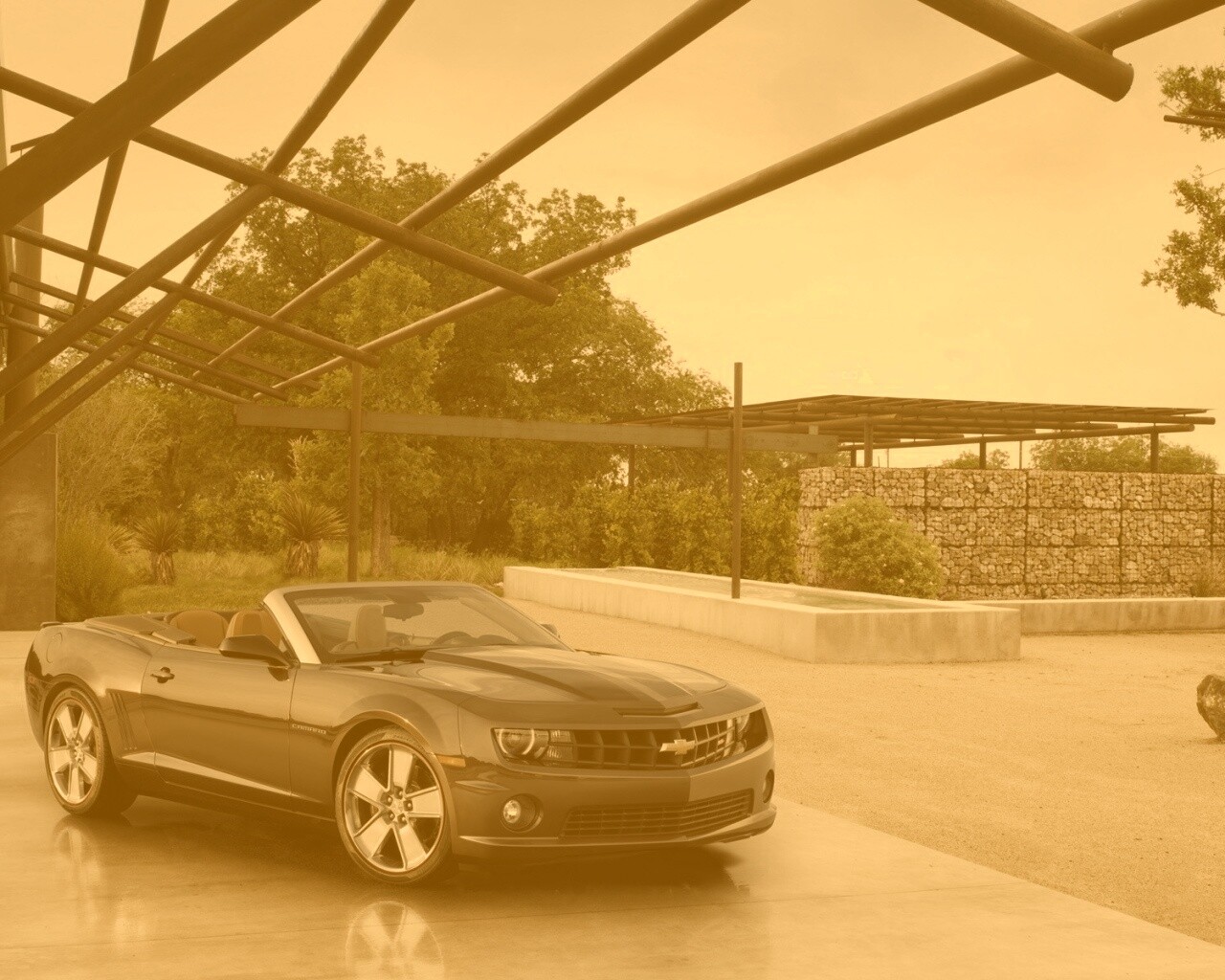 Камаро кабриолет обои