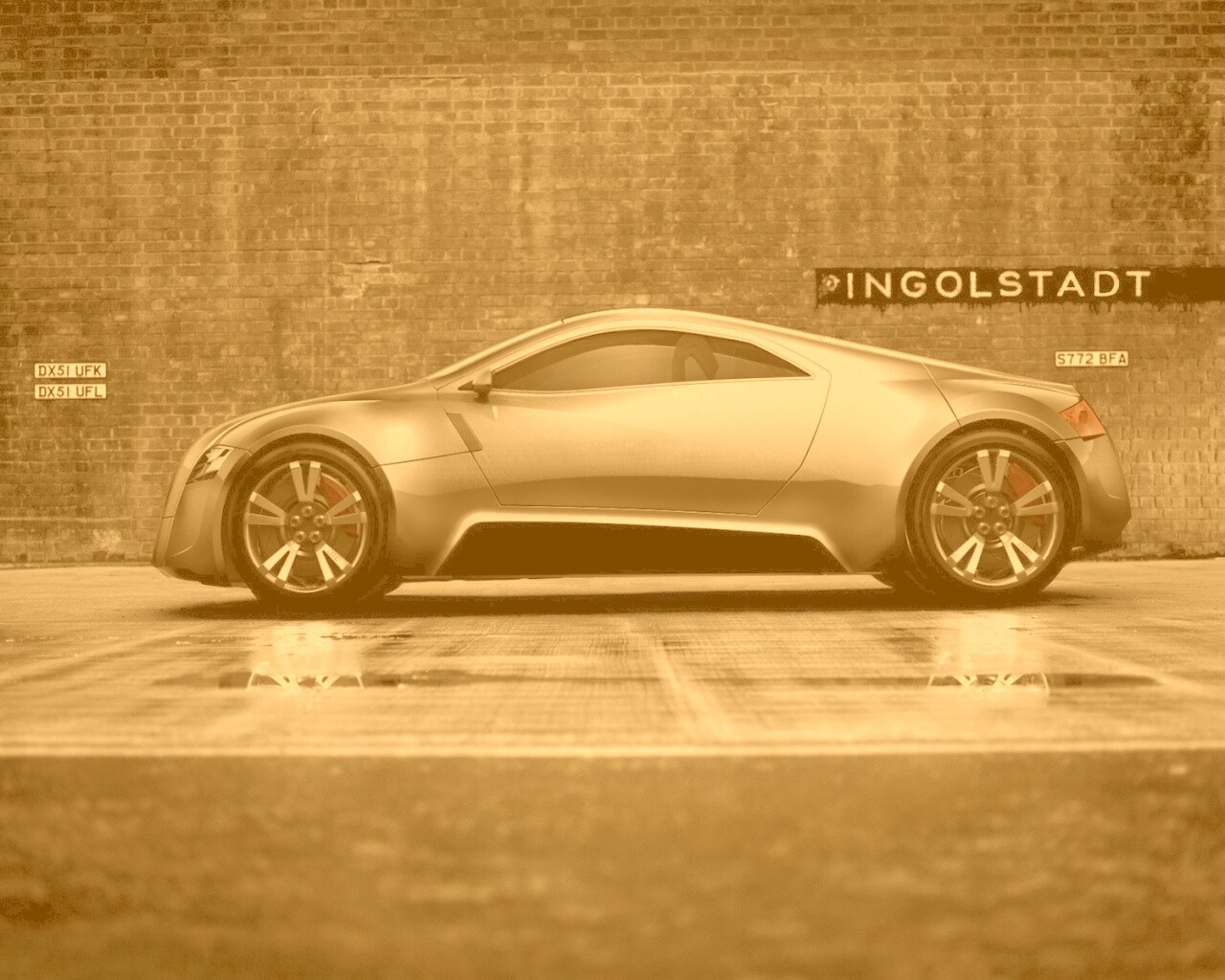 Концепт Audi R Zero обои