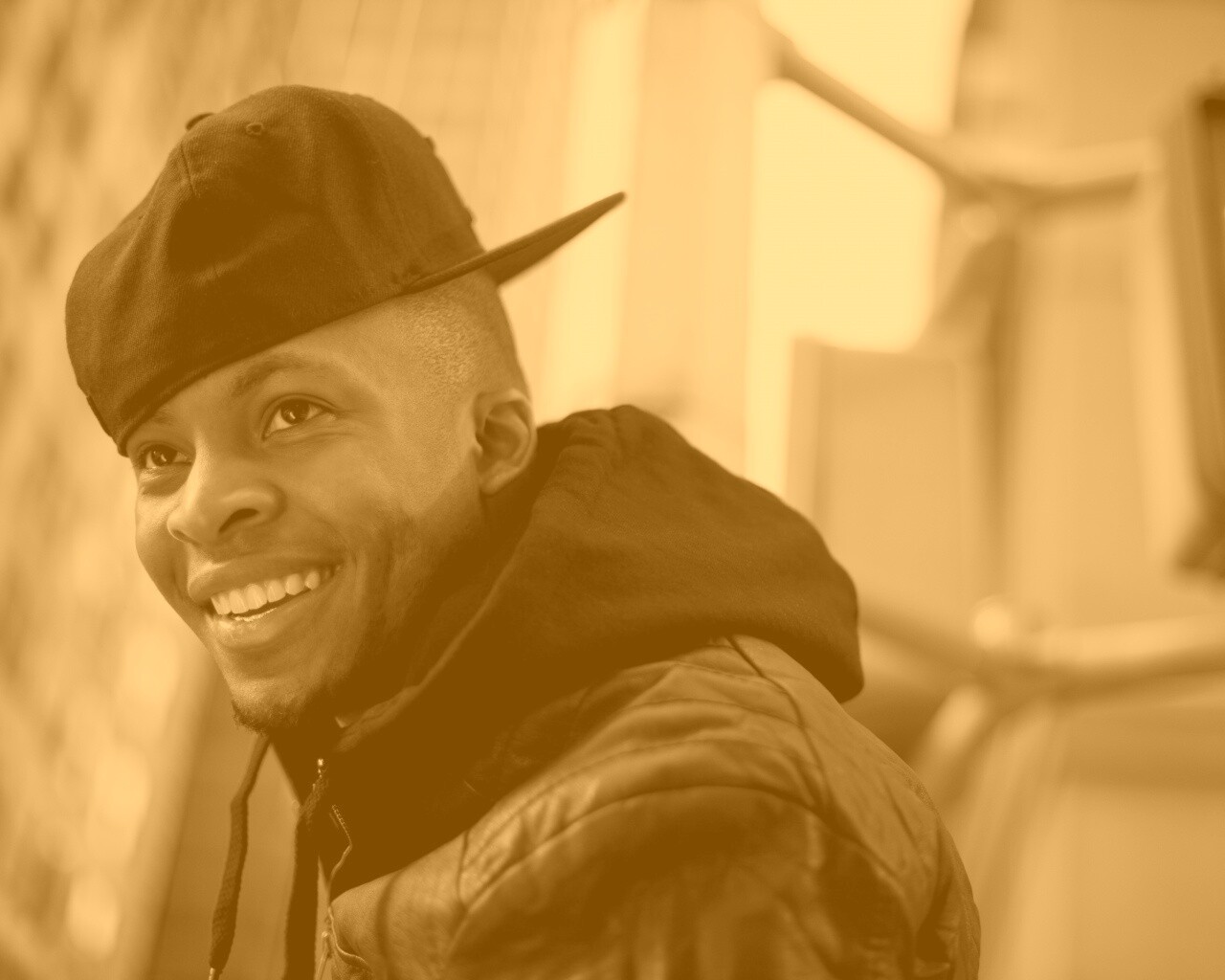 Веселый негр обои