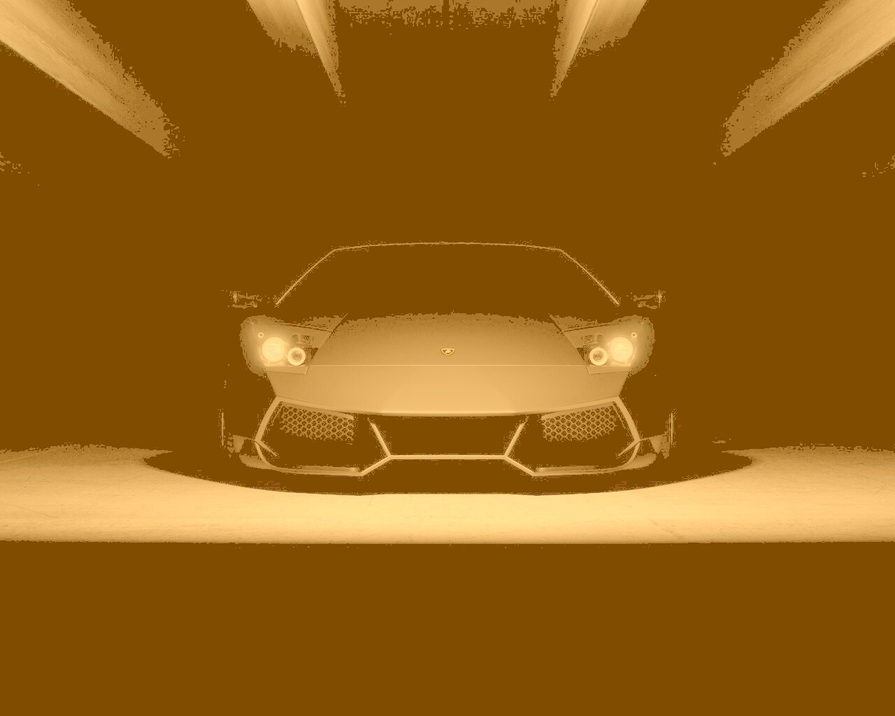 Ламборджини во тьме обои