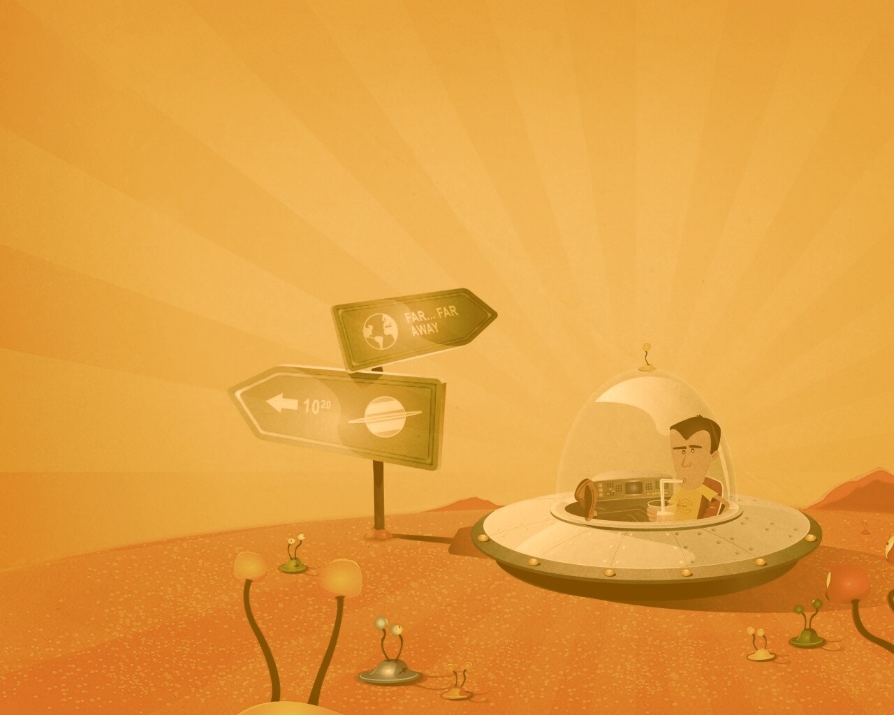 Космическое путешествие обои