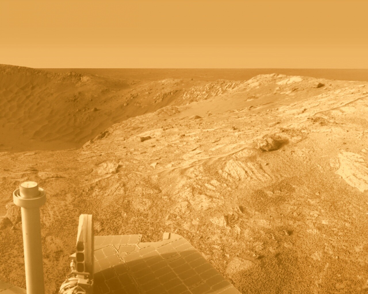 Снимок с марсохода обои