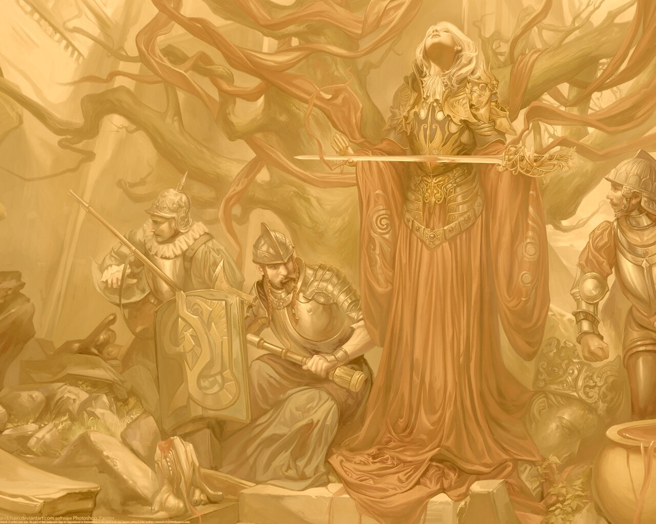 Королева с мечем обои