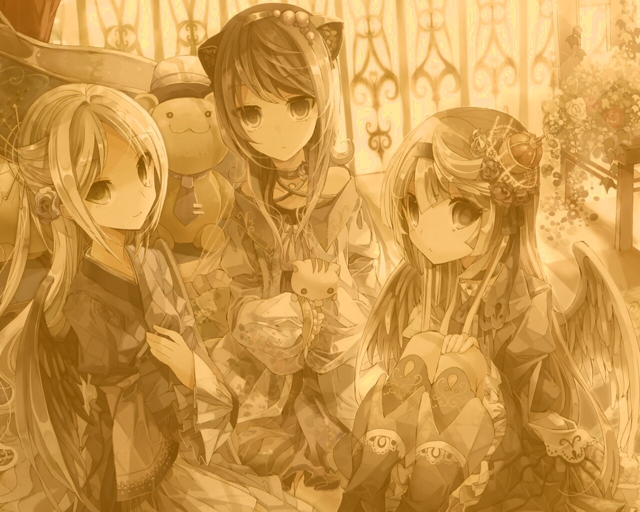 Три лоли обои