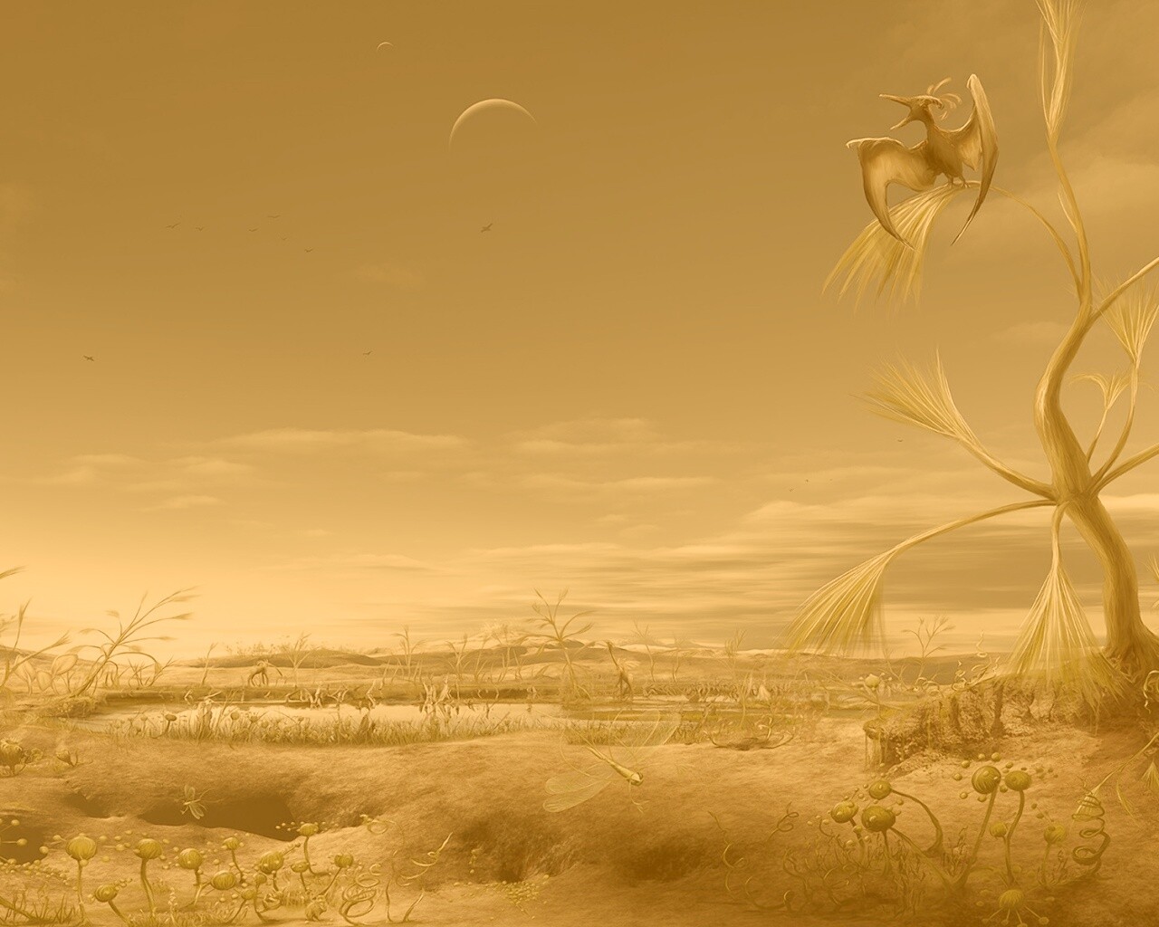 Флора и фауна другой планеты обои