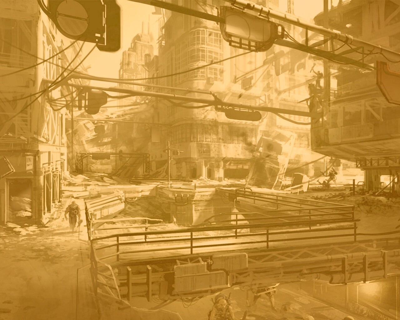 Локация из Fallout 3 обои