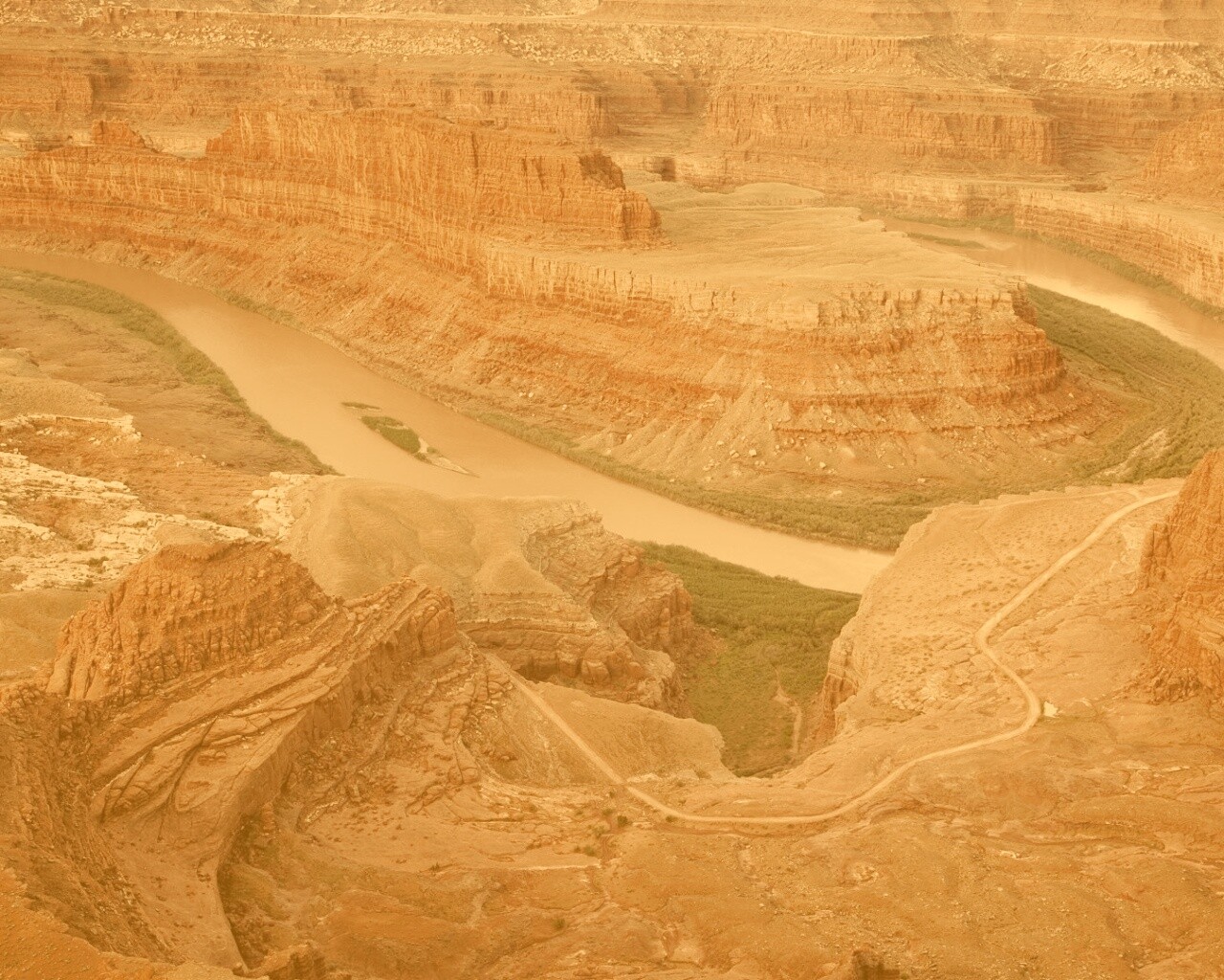 Красный каньон обои