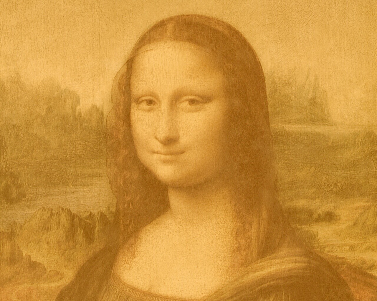 Картина Мона Лиза обои