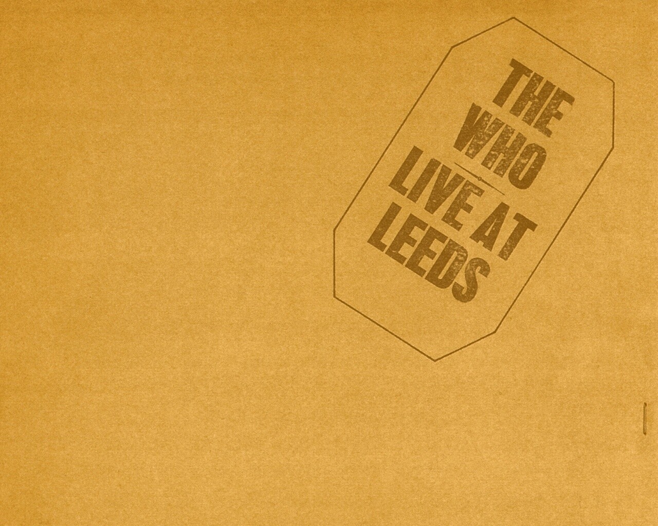 The who live at leeds обои