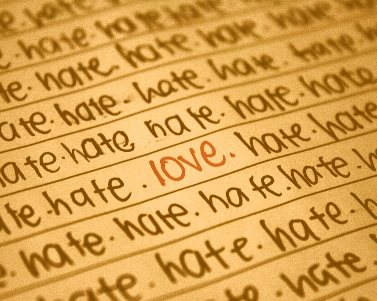 Любовь среди ненависти обои