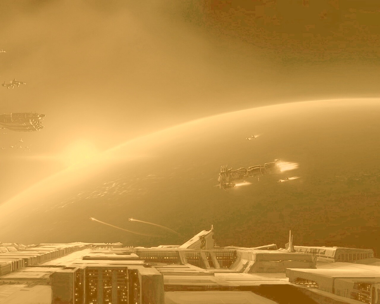 Космическая баталия обои