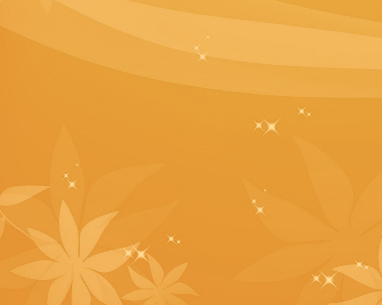 Оранжевый цветочный фон обои