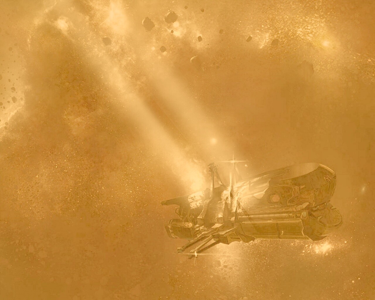 В космических глубинах обои