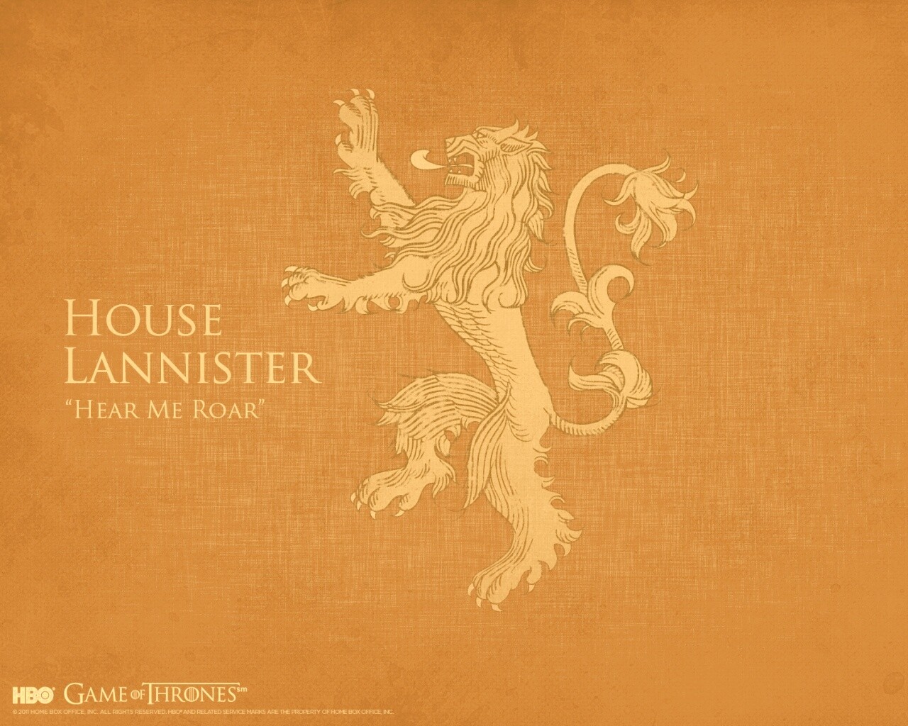 Герб дома Ланнистеров обои