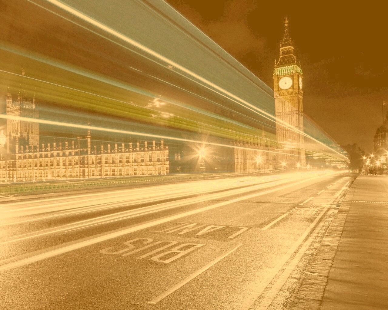 Ночной лондон обои