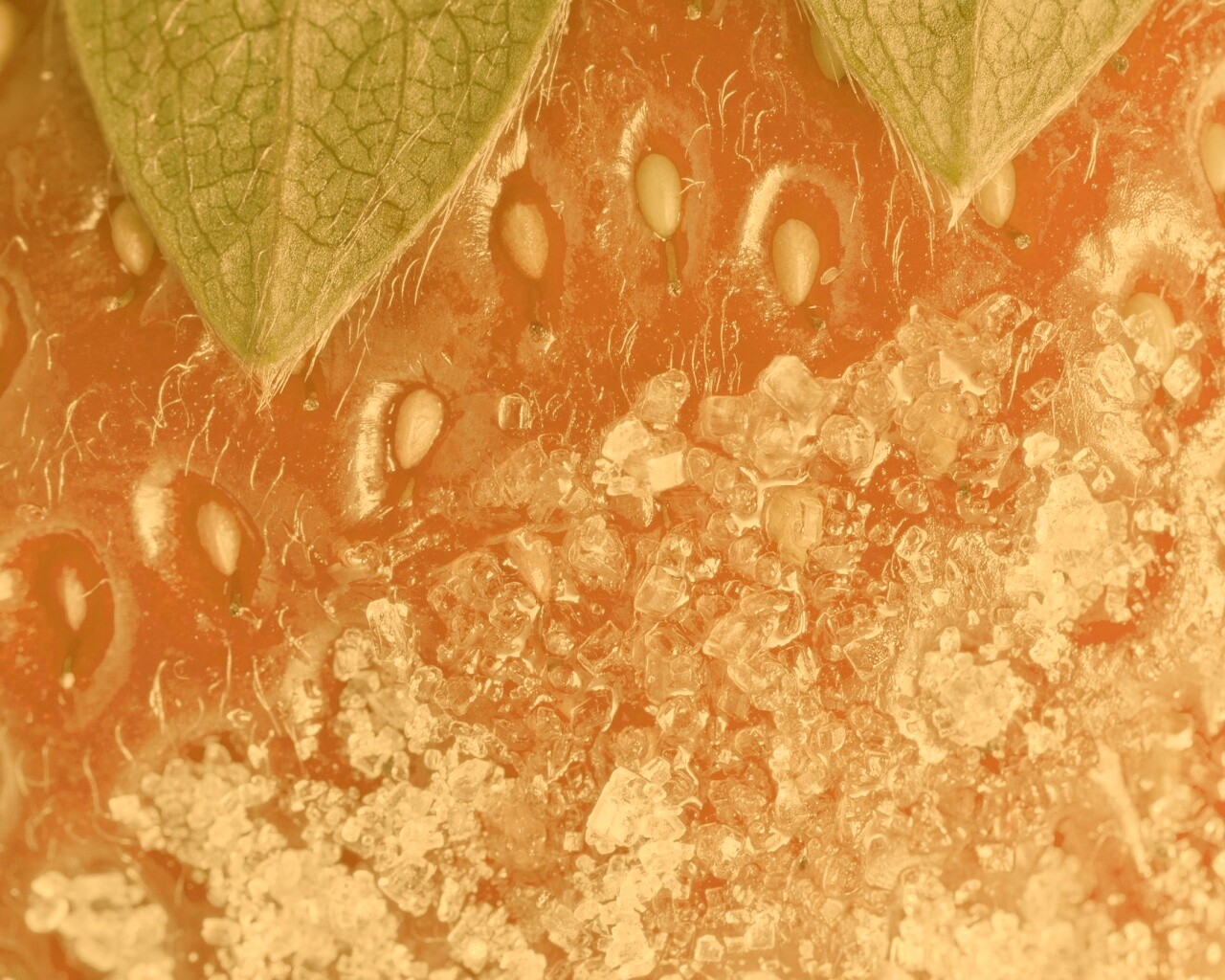 Клубника в сахаре обои