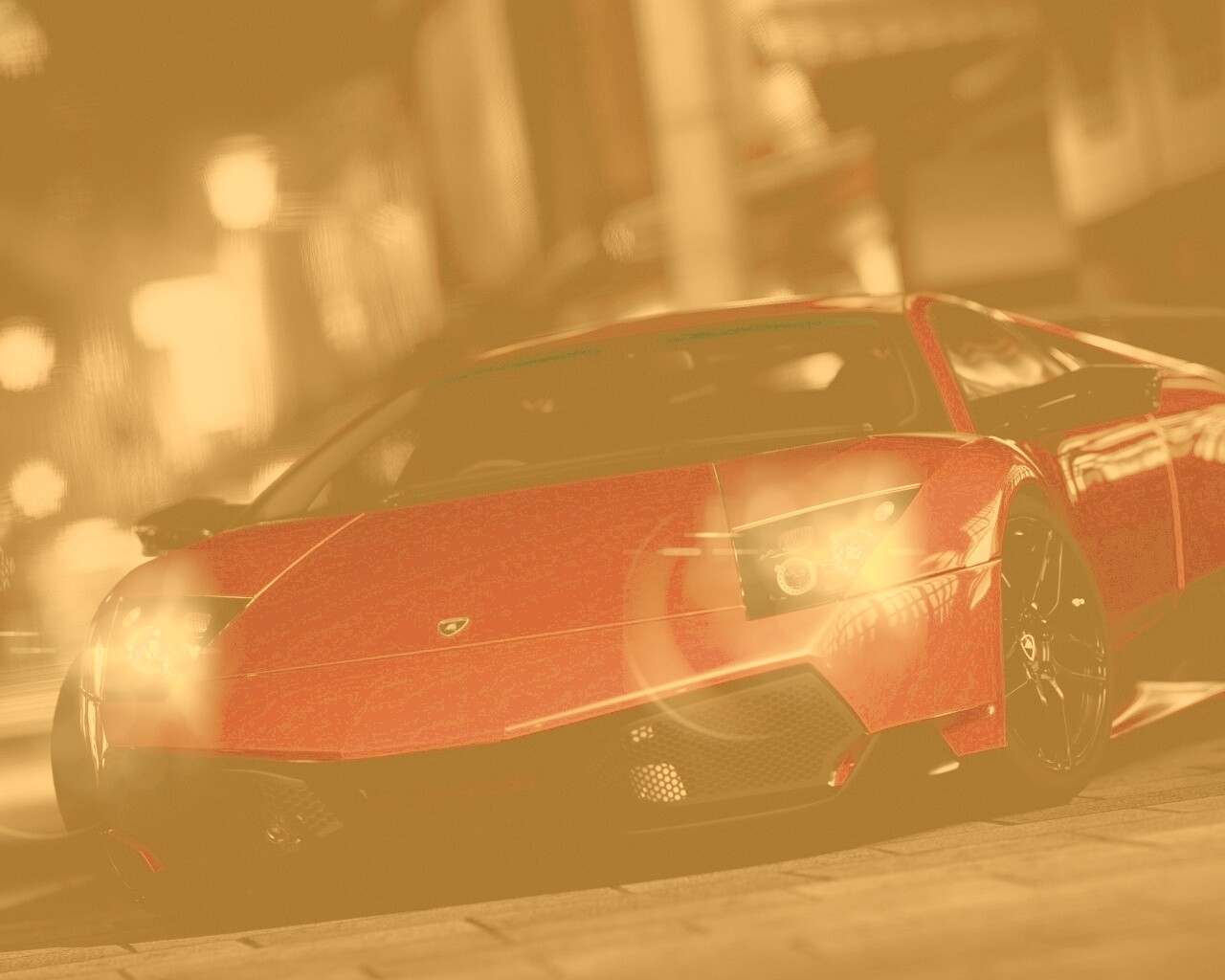 Красная ламборджини мурселаго обои