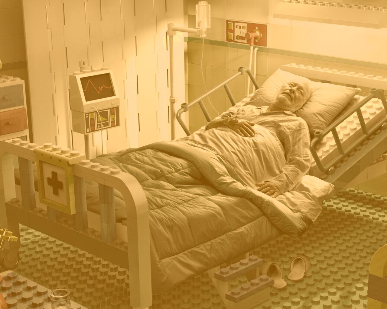 Лего больница обои
