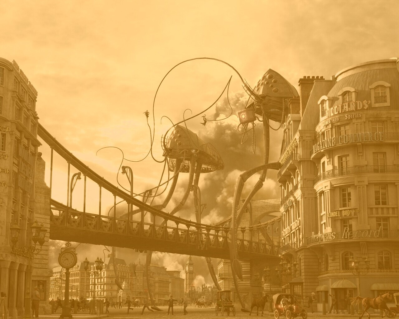 Война миров обои