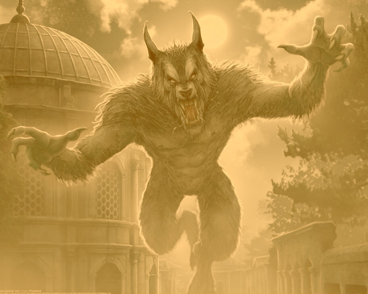 Оборотень обои