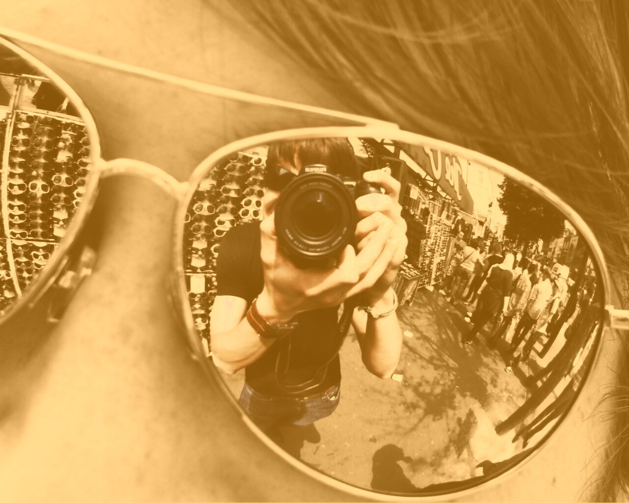 В очках обои