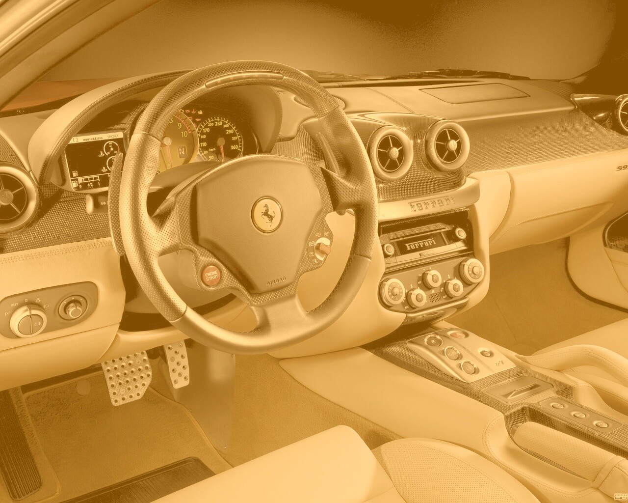 Салон феррари обои