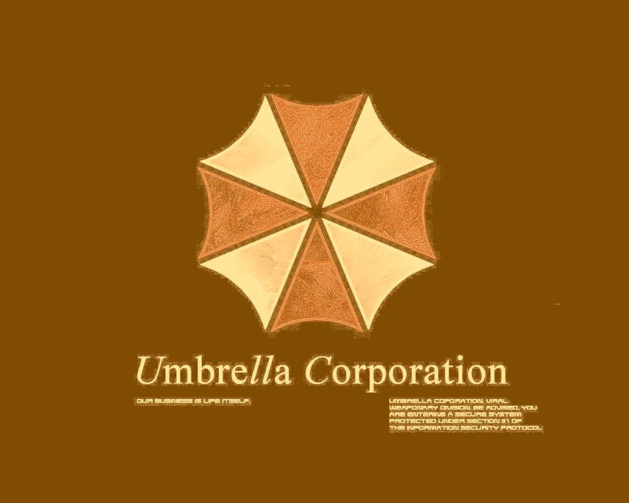 Логотип корпорации Амбрелла (Umbrella corp) обои