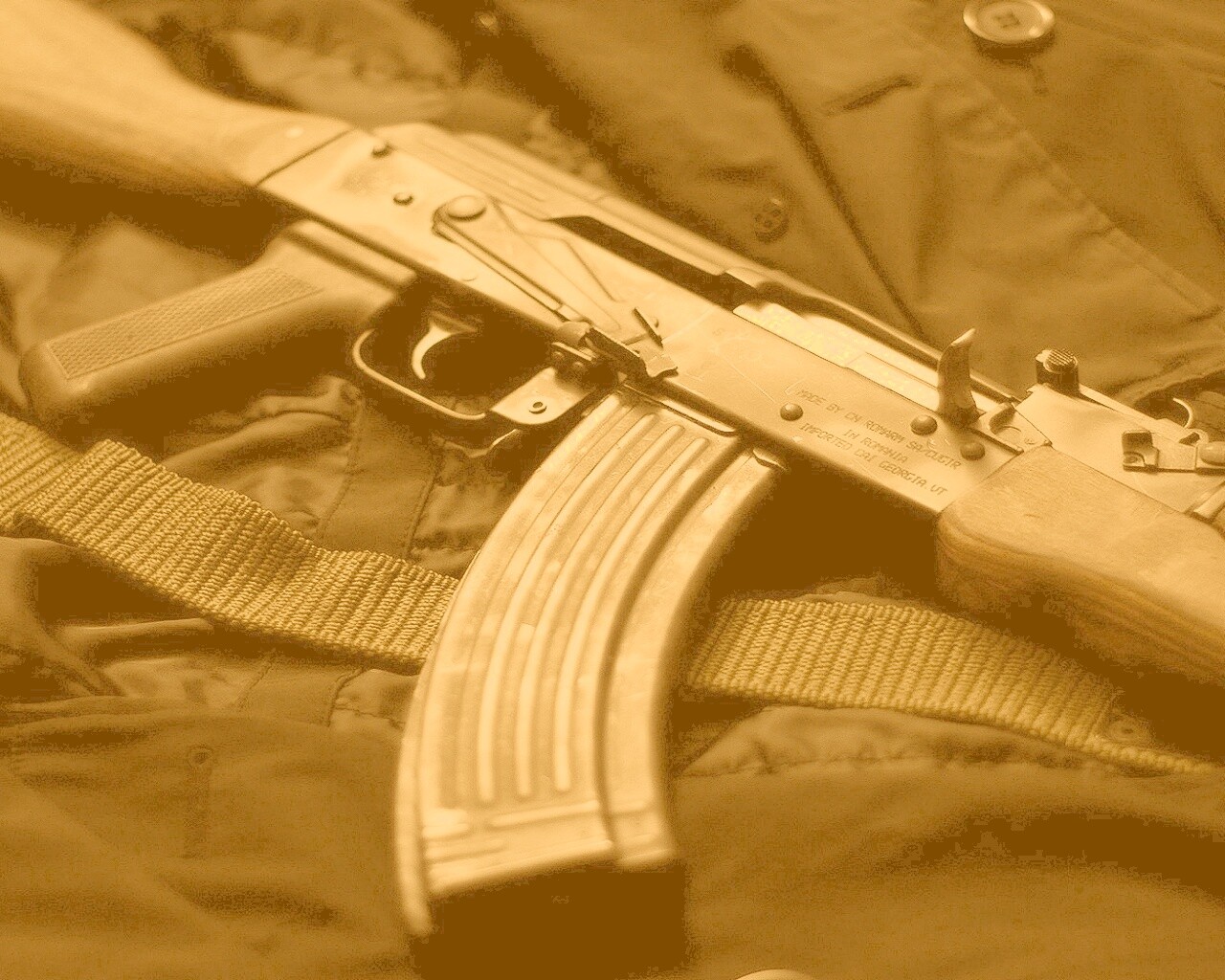 Автомат Калашникова обои