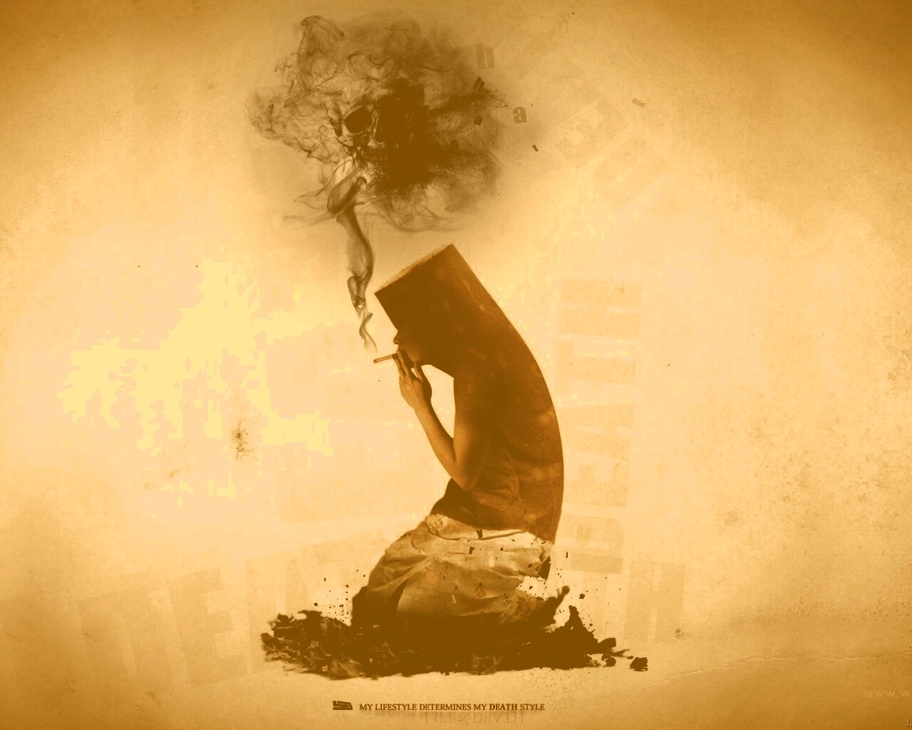 Твоя жизнь определяет твою смерть обои