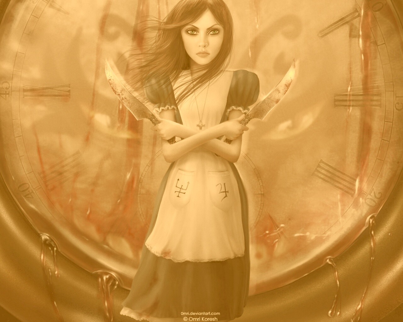 Алиса гроза страны чудес обои