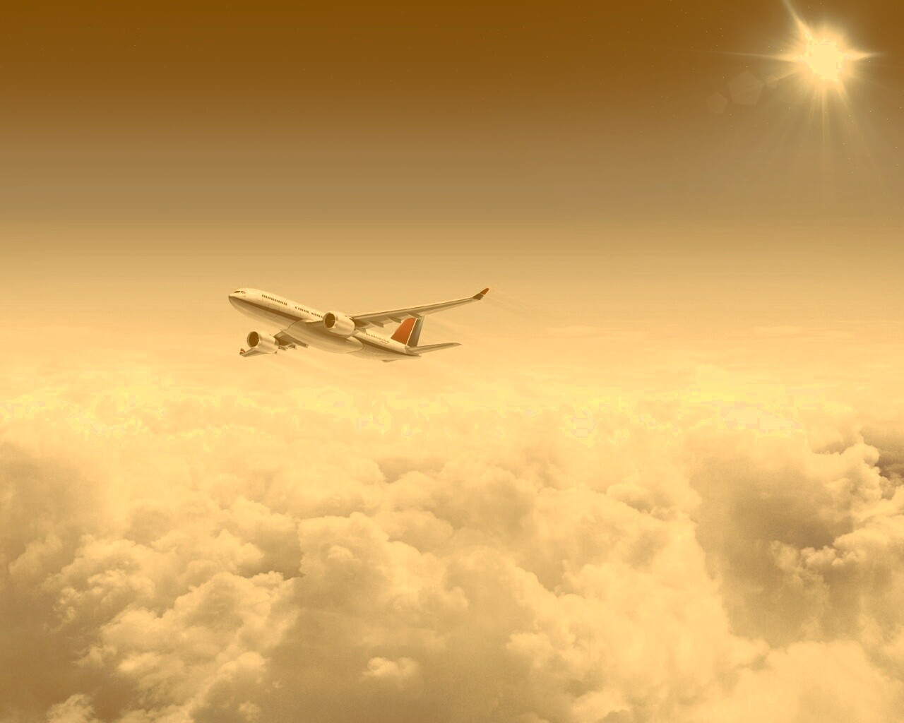 Пассажирский лайнер обои