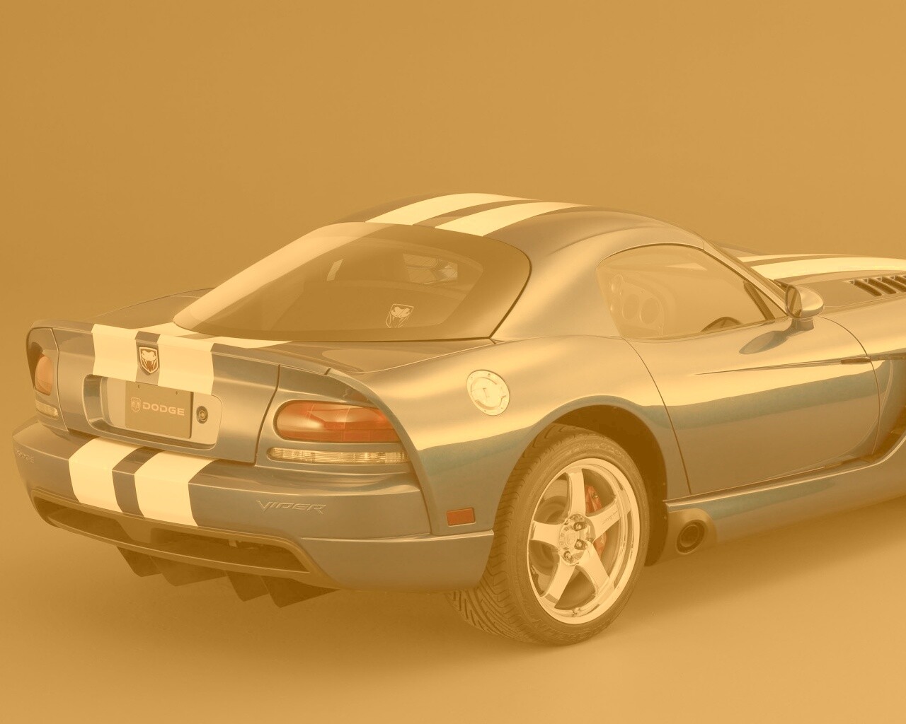 Синий Dodge Viper обои