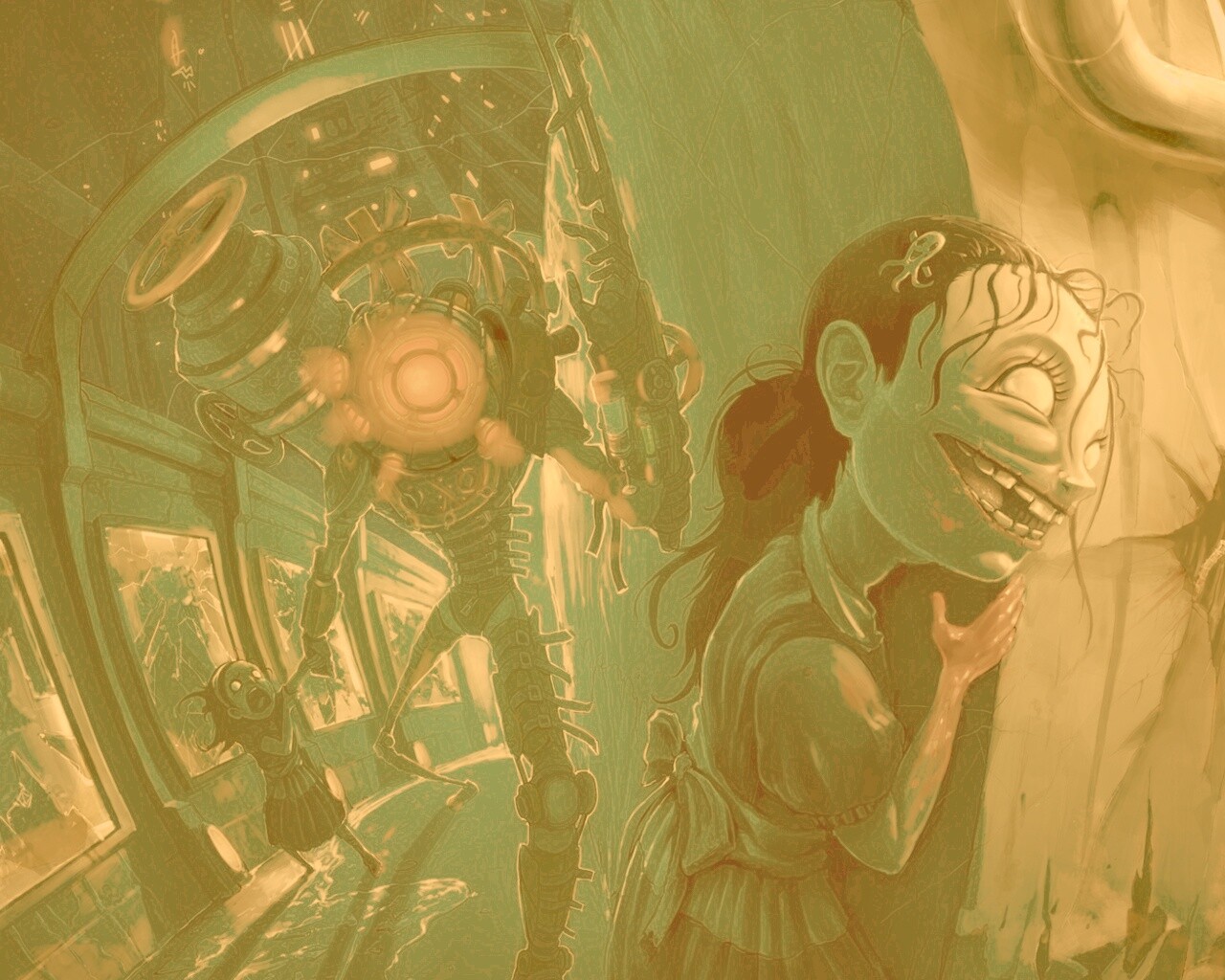 Фанарт Bioshock обои