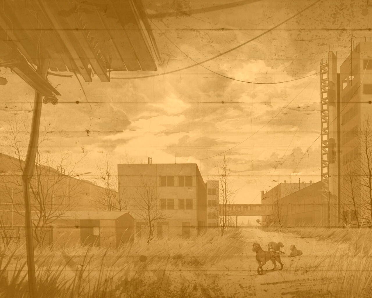 Припять из сталкера обои