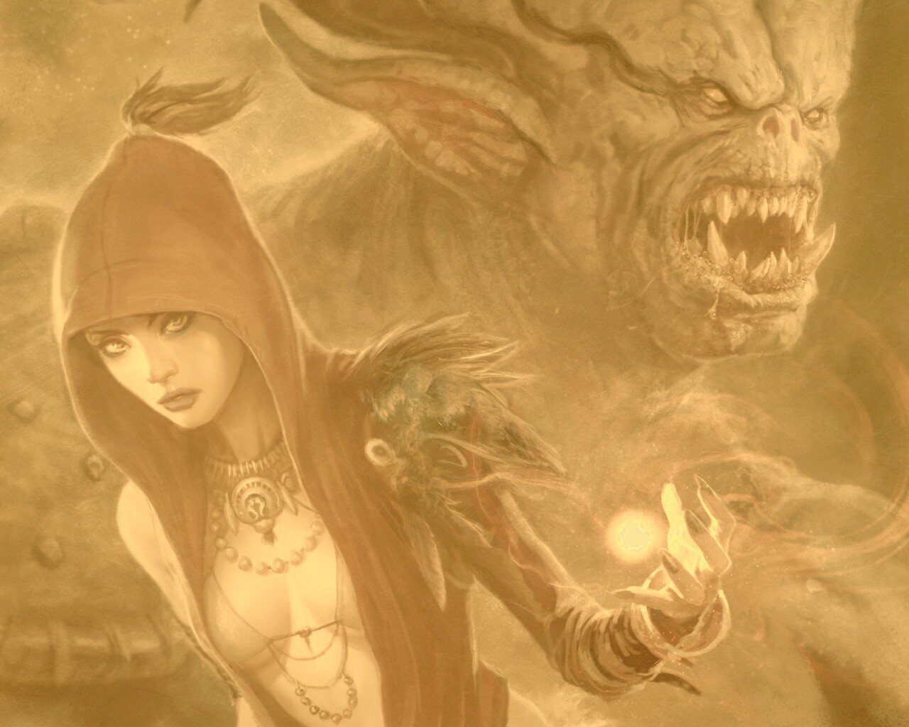 Морриган и порождение тьмы обои