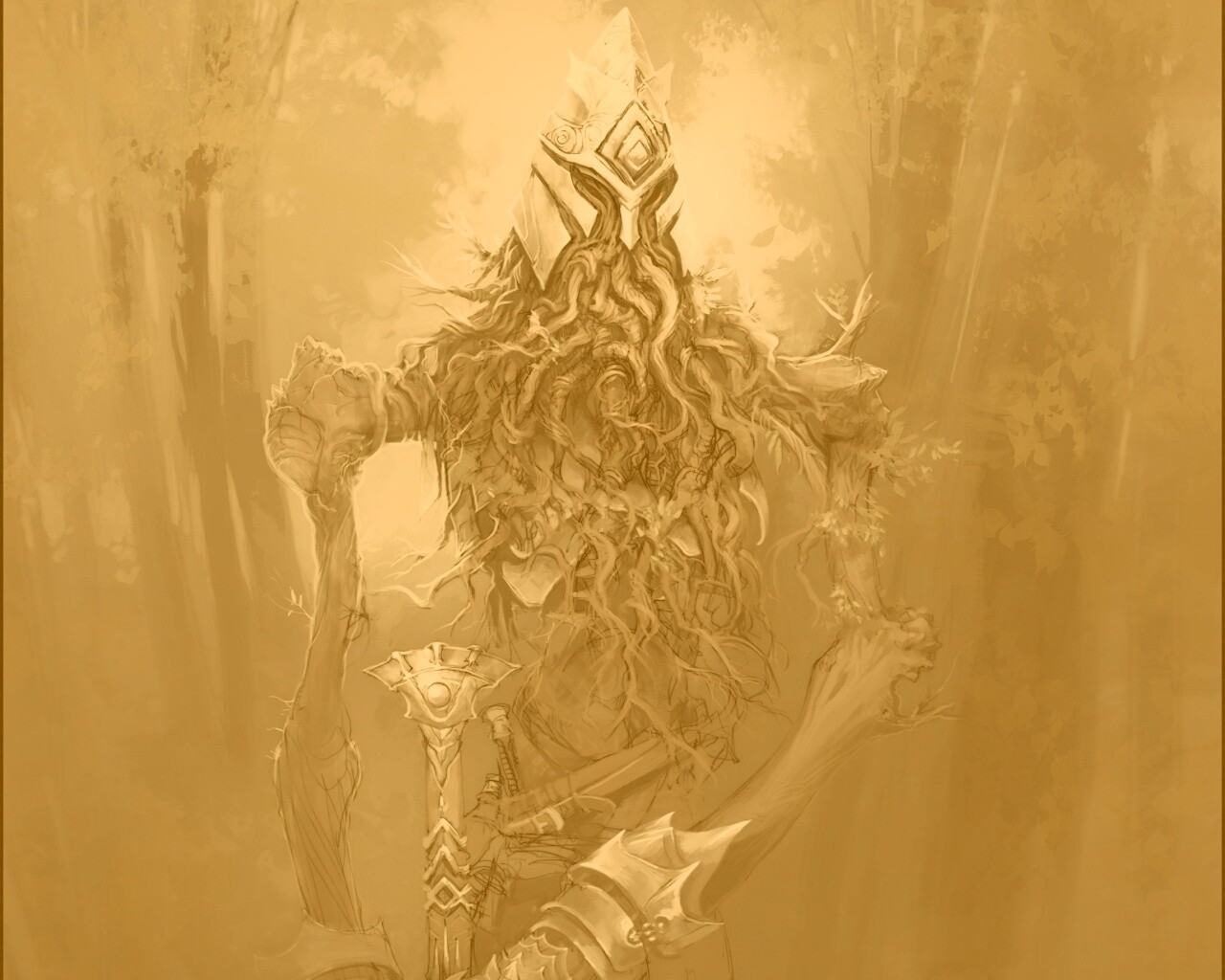 Зеленый король обои