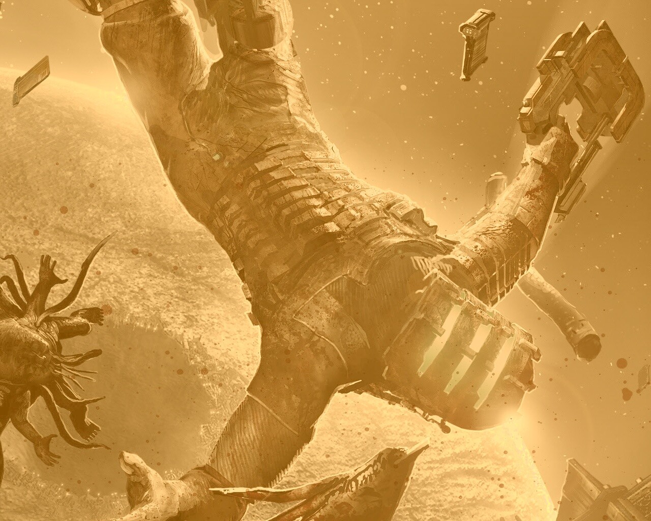 Айзек в космосе обои