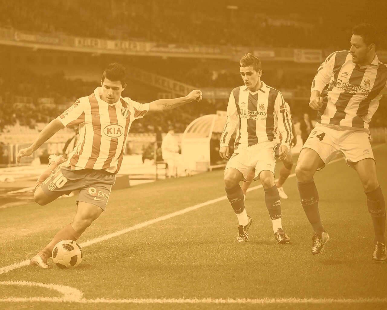 Футбольный матч обои