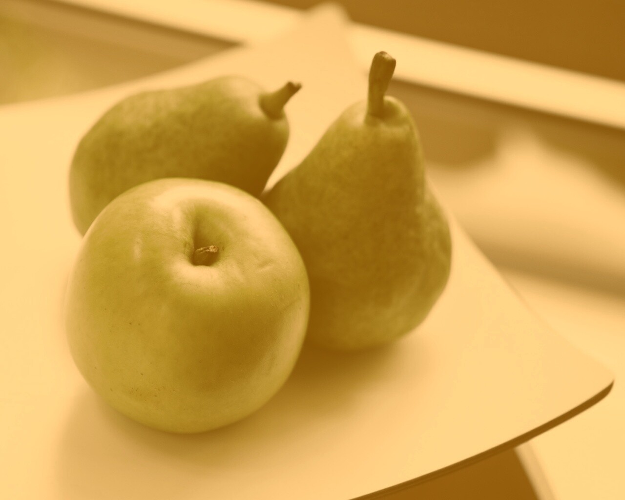 Яблоко и груши обои