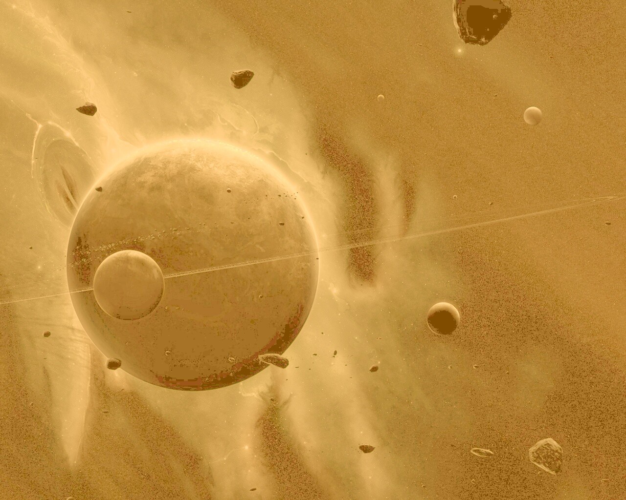 Неизвестная планета обои