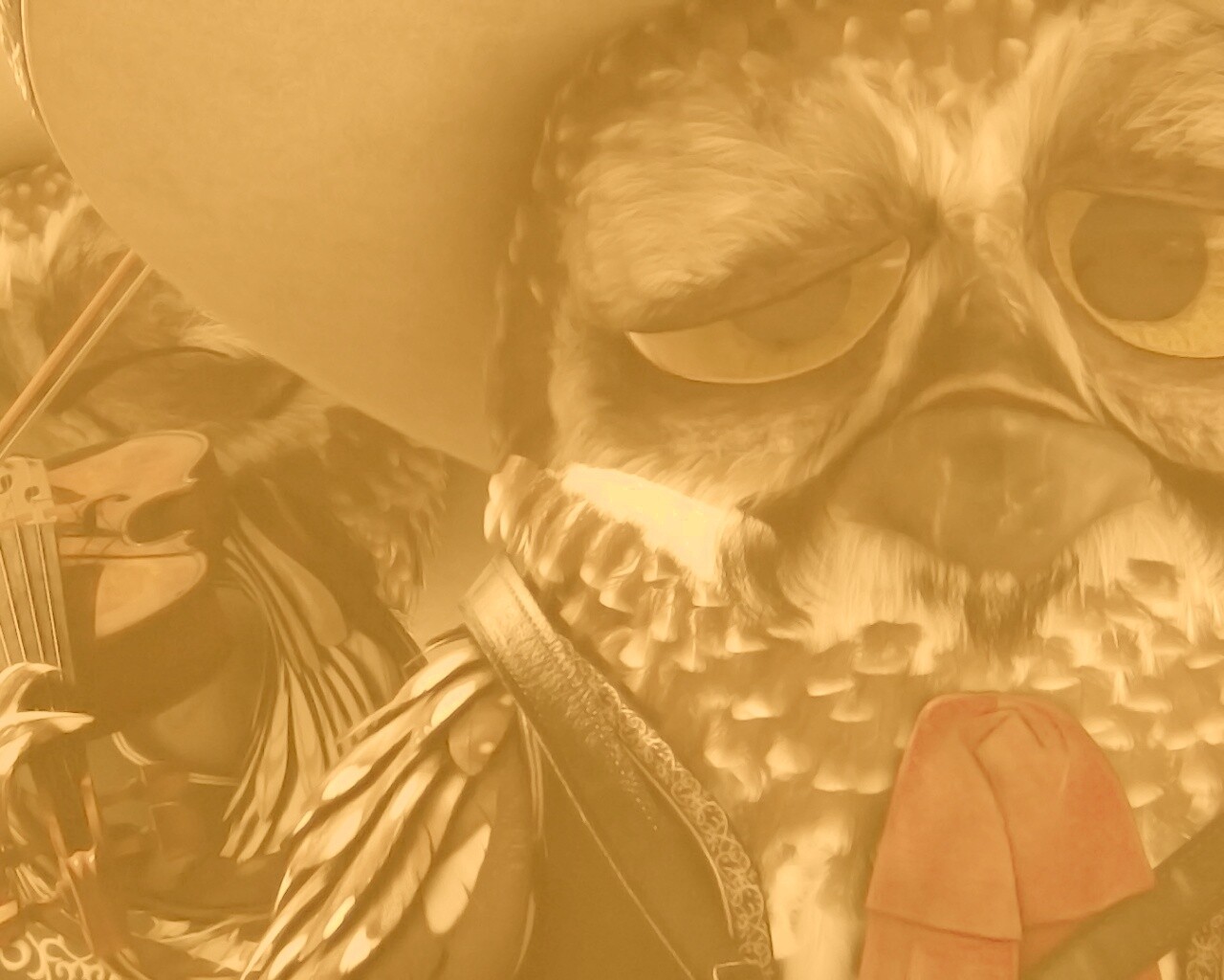 Совы-мариачи из Ранго обои