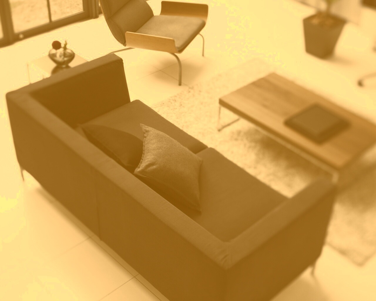 Черная мебель обои