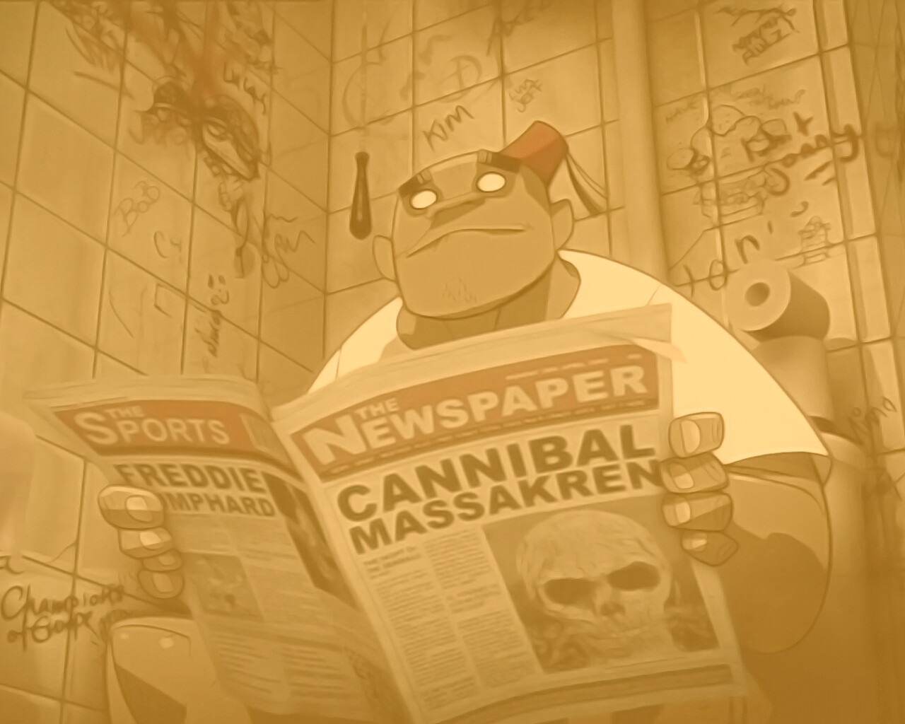 Рассел Хоббс из Gorillaz обои