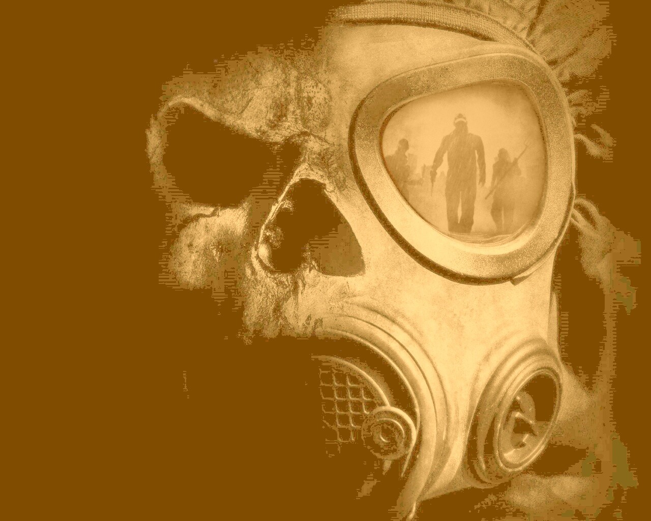 Зловещая маска обои