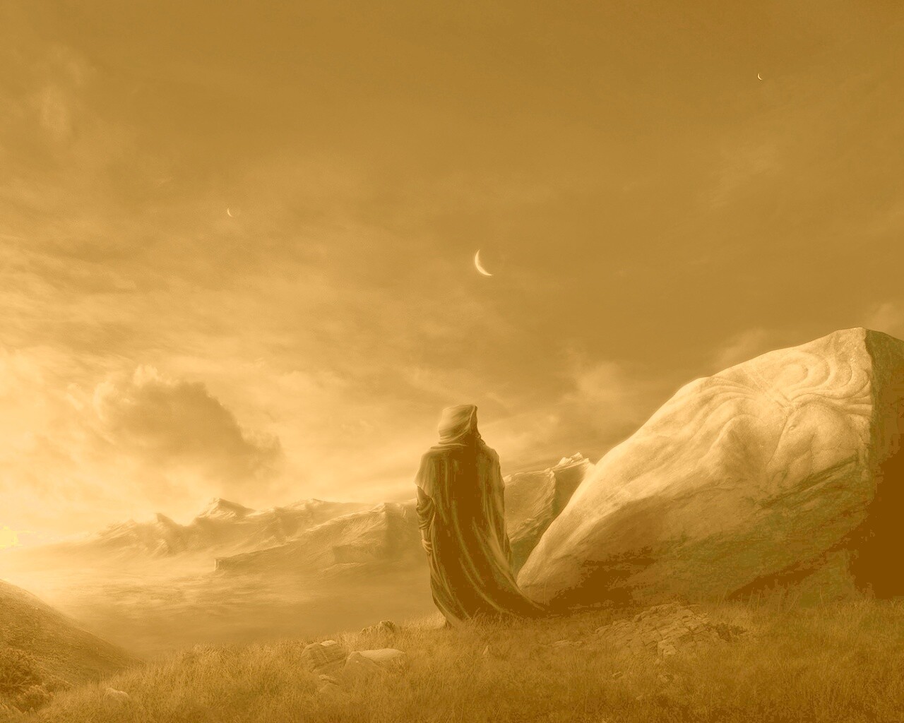 Отшельник обои