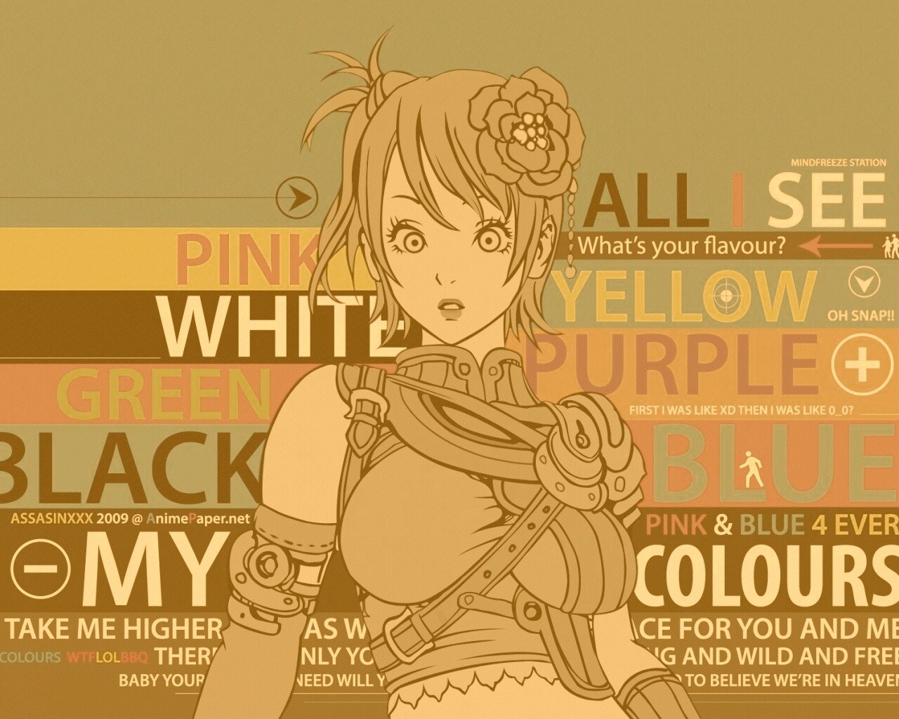 Раскрась её обои