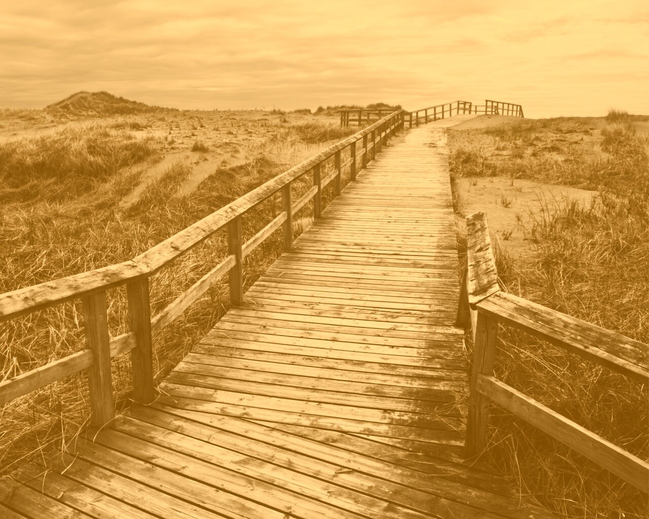 Деревянная дорога обои