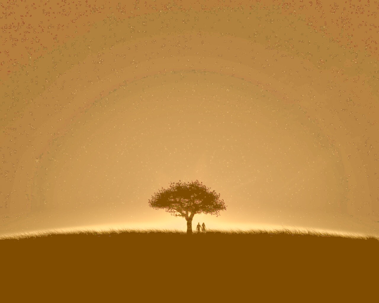 Звёздная ночь обои