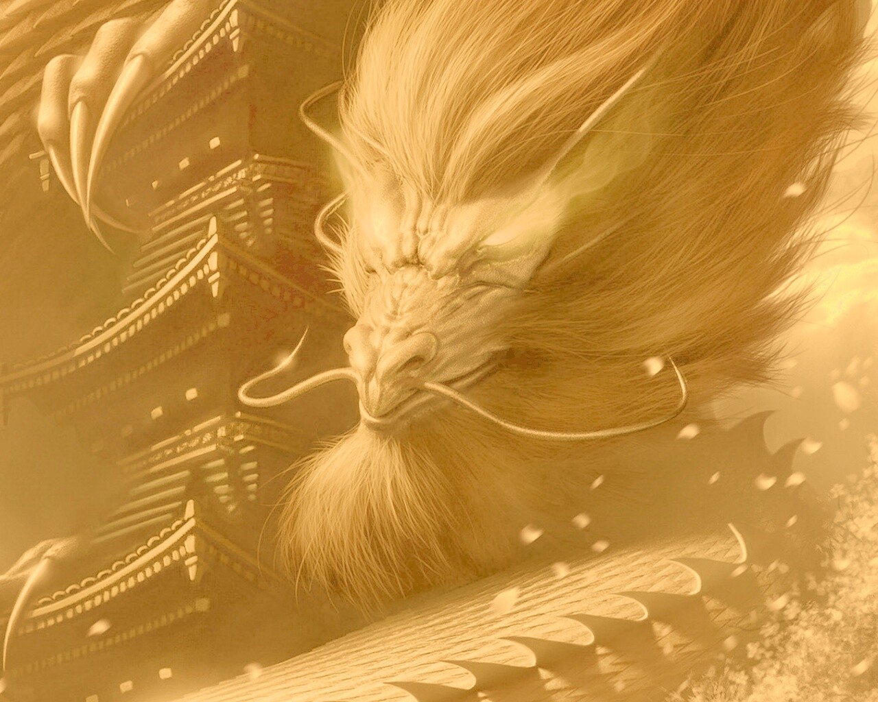 Китайский дракон обои